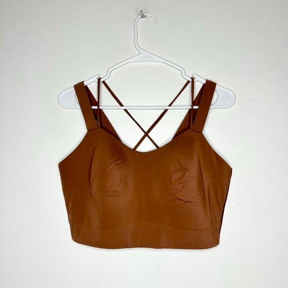 Lululemon Like a Cloud Longline Bra Roasted Brown - Picture 2 of 4